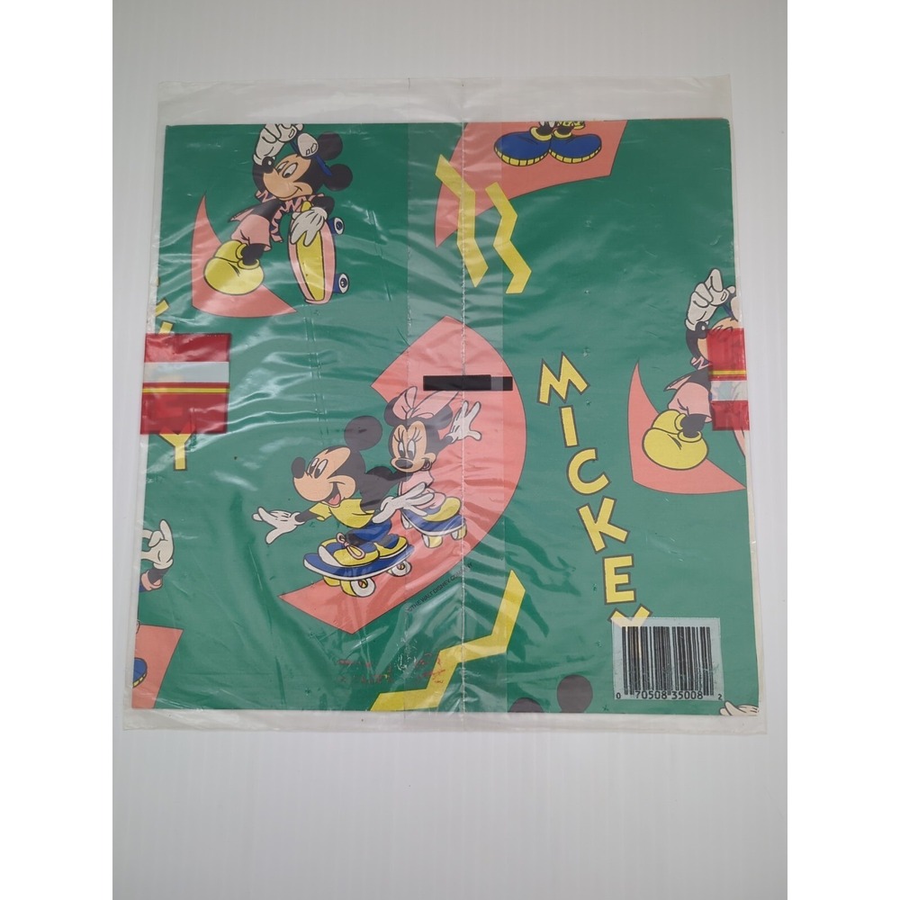 Vintage 80's Disney Gift Wrap by‎ Cleo - (2) 20x30" Sheets - Mickey Minnie Mouse - Picture 3 of 3